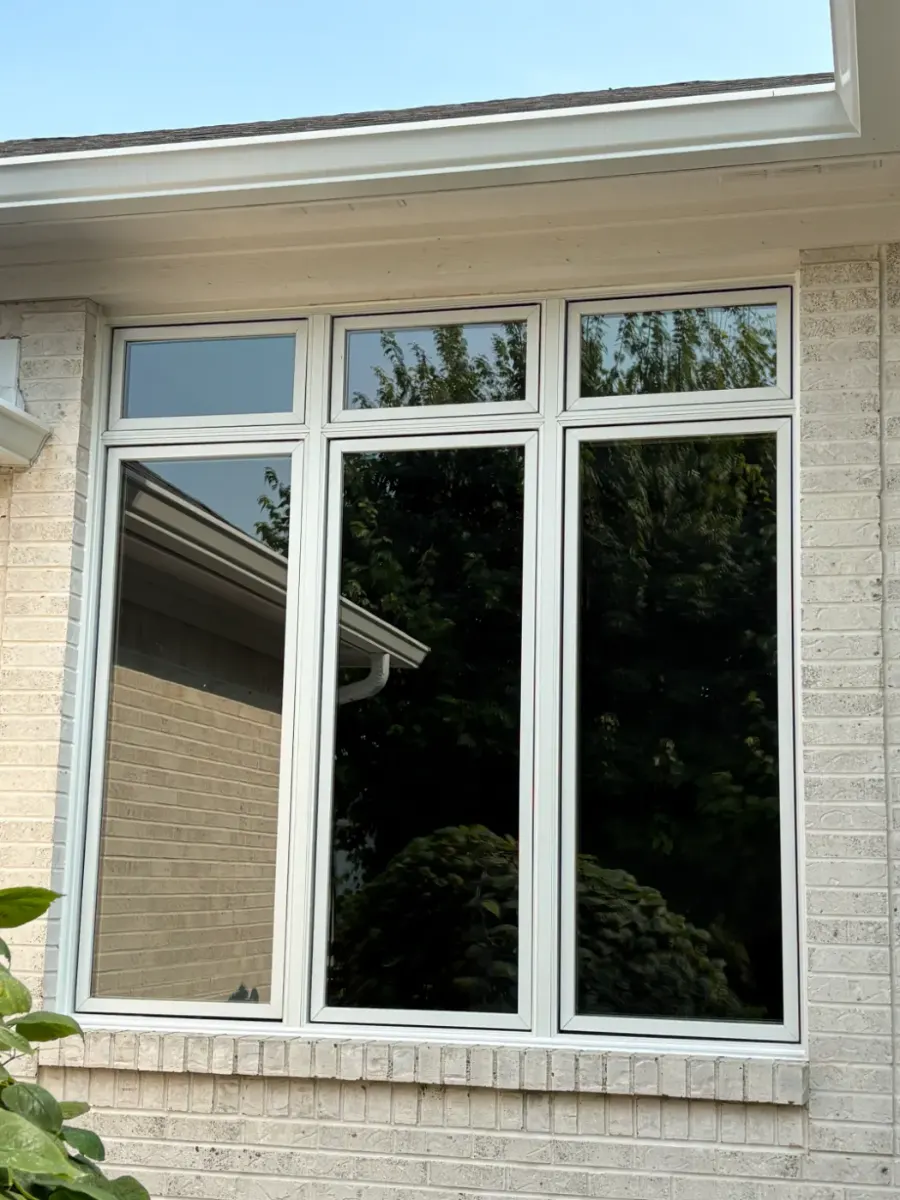 After window work